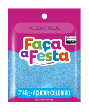 Açúcar Colorido Azul 40g