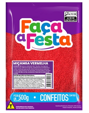 Miçanga Vermelha 500g