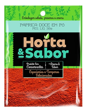 Páprica Doce em Pó 30g