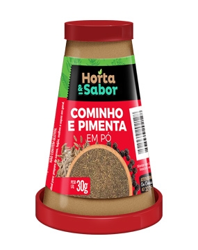 Cominho e Pimenta em Pó 30g
