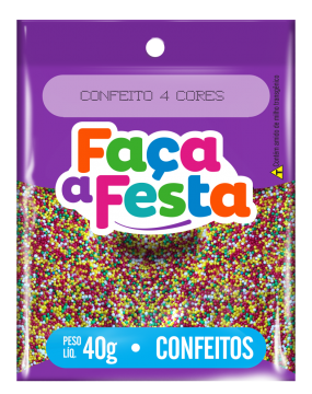 Mixed Colored Nonpareils 4 Colors 40g