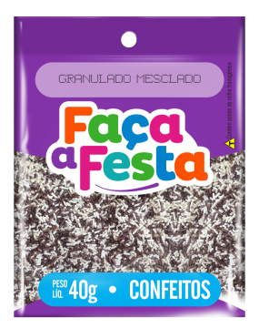 Chocolate & White Sprinkles 40g