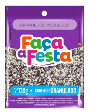 Chocolate & White Sprinkles 130g