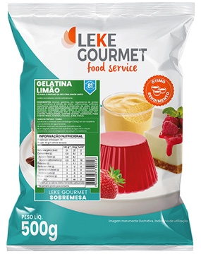 Gelatina Sabor Limão 500g