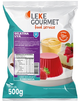 Gelatina Sabor Uva 500g