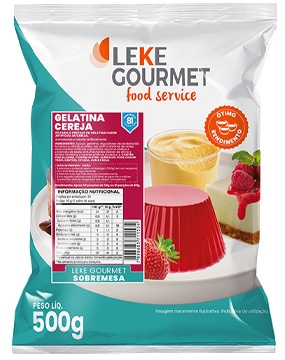 Gelatina Sabor Cereja 500g