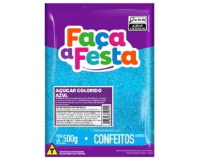 Açúcar Colorido Azul 500g