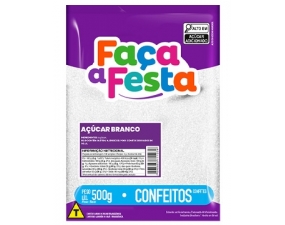 Açúcar Colorido Branco 500g