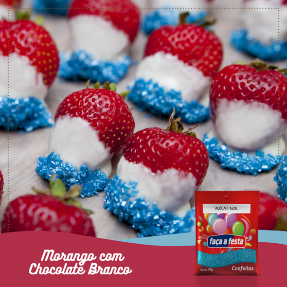 Morango com Chocolate Branco