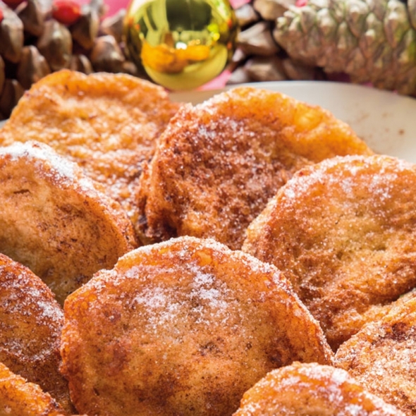 Rabanada com canela