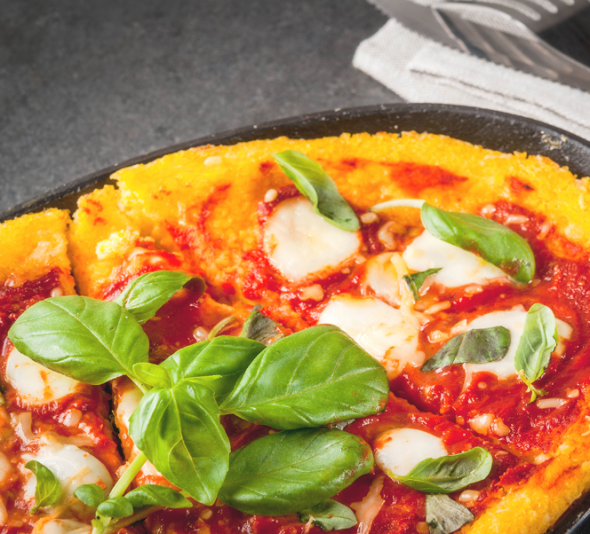 Polenta Cremosa ao Molho