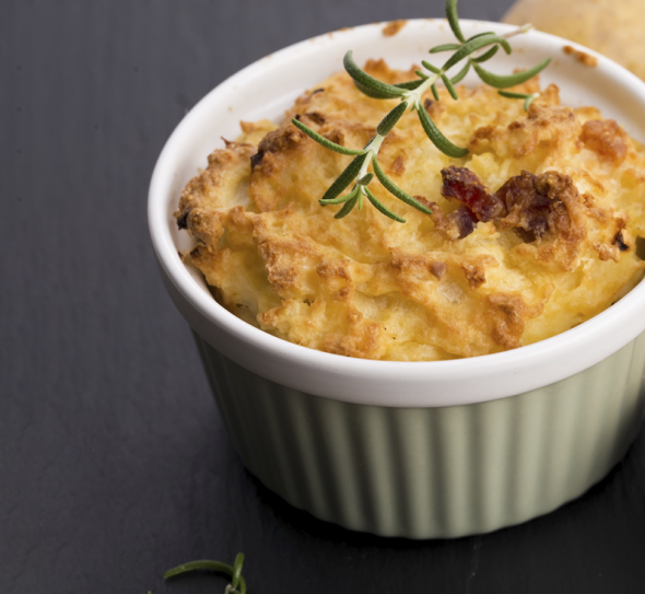 Suflê de Carne e Legumes