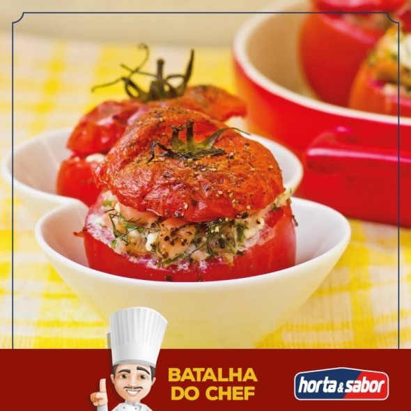 Tomate Recheado Assado