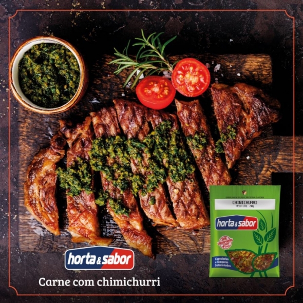 Carne com Chimichurri