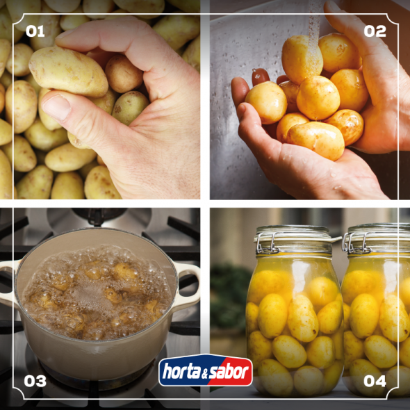 Batatinhas em Conserva