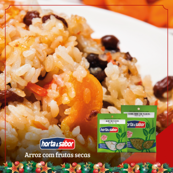 ARROZ COM FRUTAS SECAS
