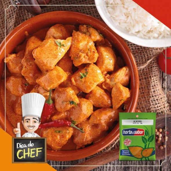 Frango ao Açafrão