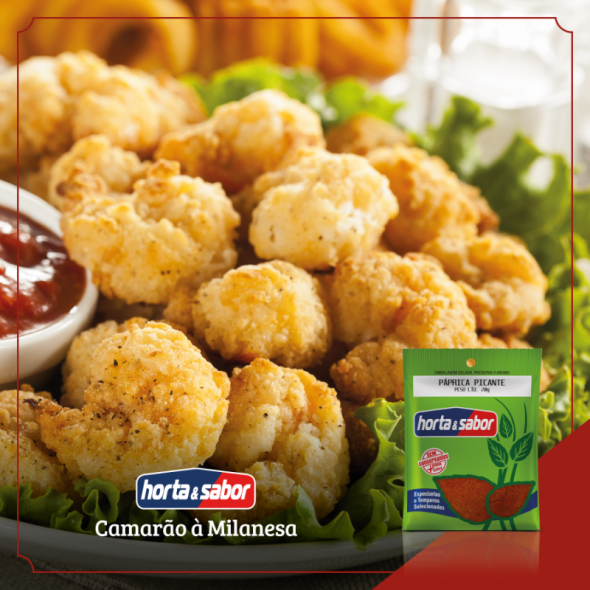 CAMARÃO À MILANESA