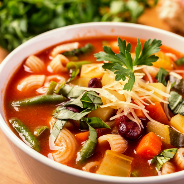 Sopa com Carnes e Legumes