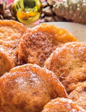 Rabanada com canela