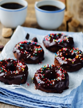 Donuts de chocolate