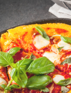 Polenta Cremosa ao Molho