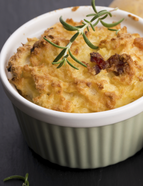 Suflê de Carne e Legumes