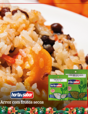 ARROZ COM FRUTAS SECAS