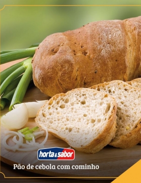 PÃO DE CEBOLA COM COMINHO
