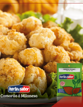 CAMARÃO À MILANESA